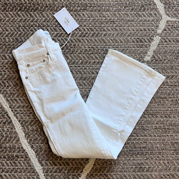 Edwin Cassia Cropped Flare Jeans Sz 24 - Picture 1 of 5